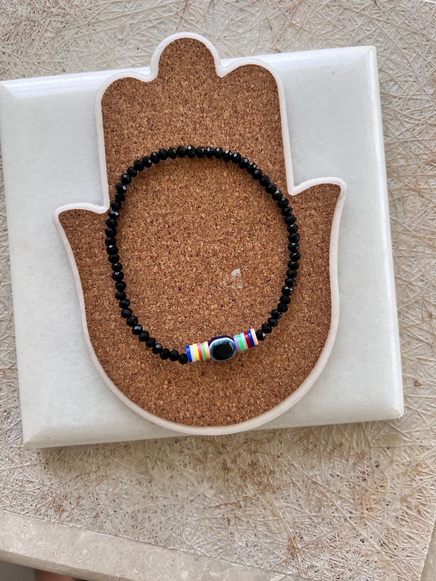 Evil Eye Black Anklet