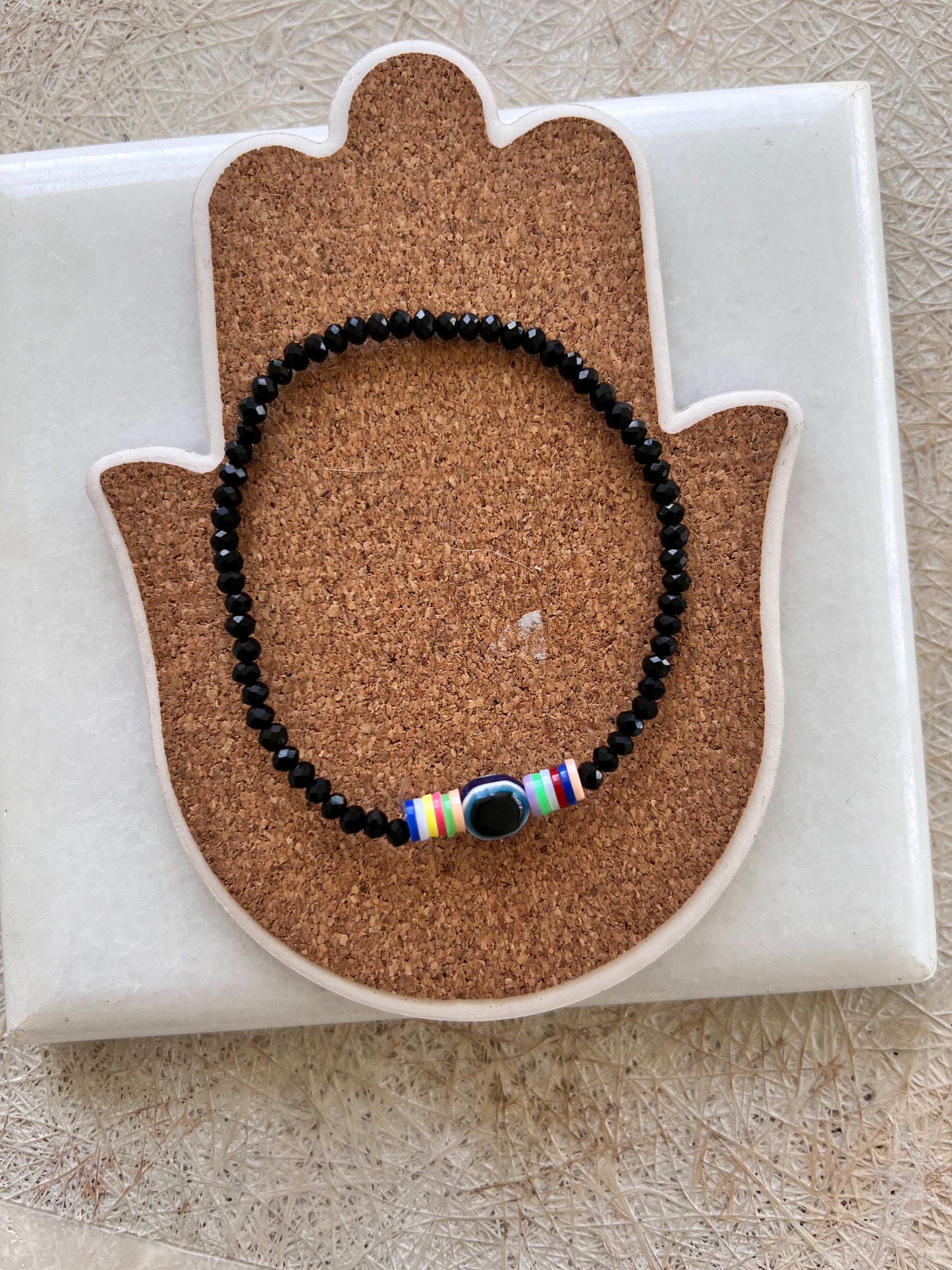 Evil Eye Black Anklet