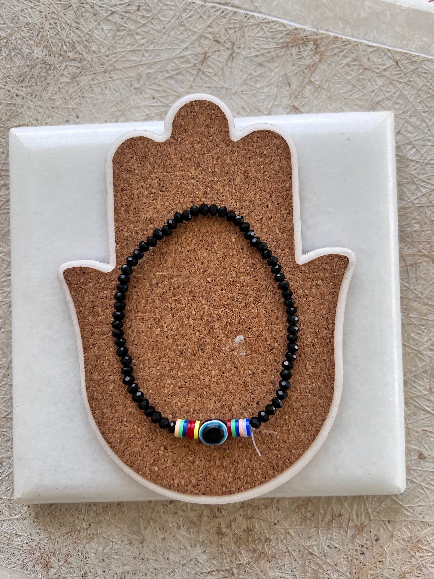 Evil Eye Black Anklet