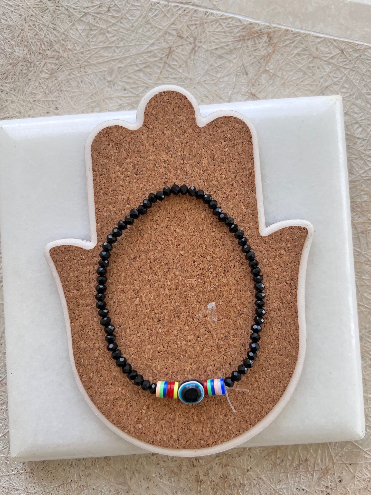 Evil Eye Black Anklet