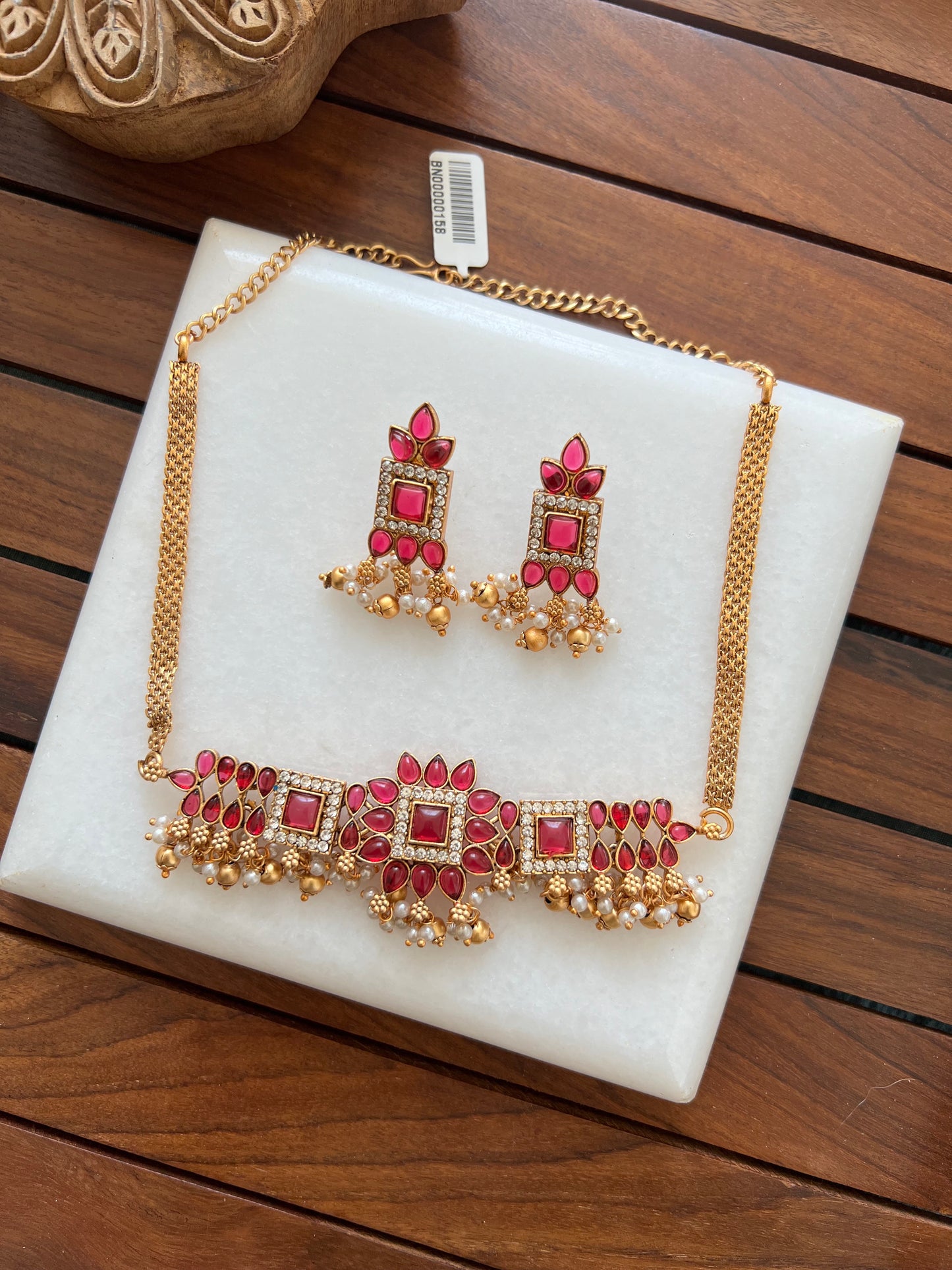 Gold Plated Choker Set