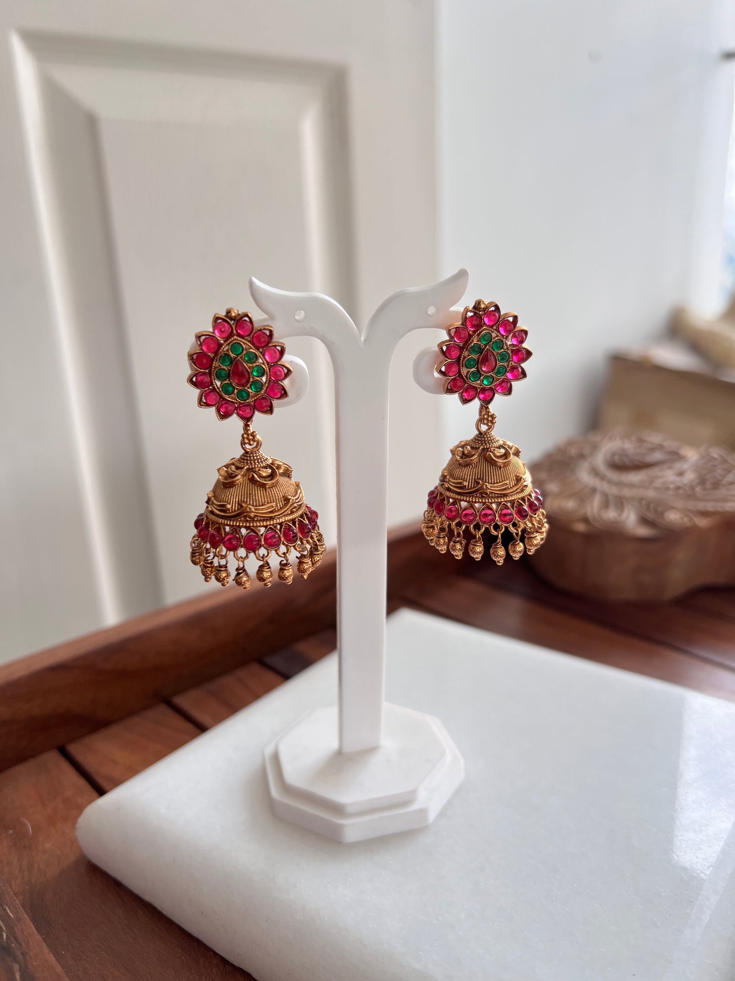 Gold Plated Jhumkas
