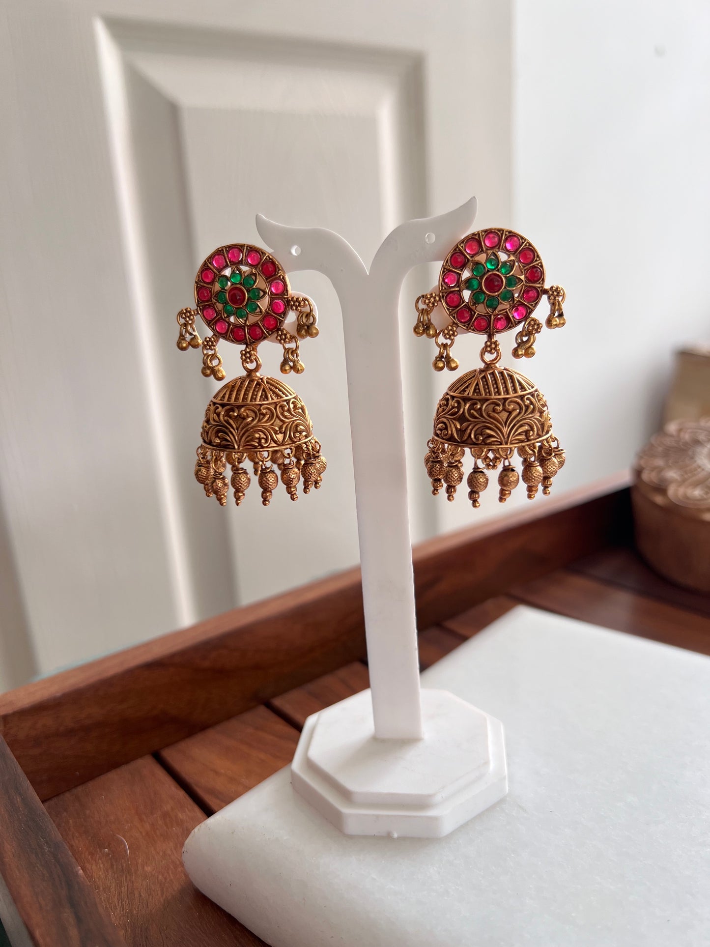 Gold Plated Jhumkas