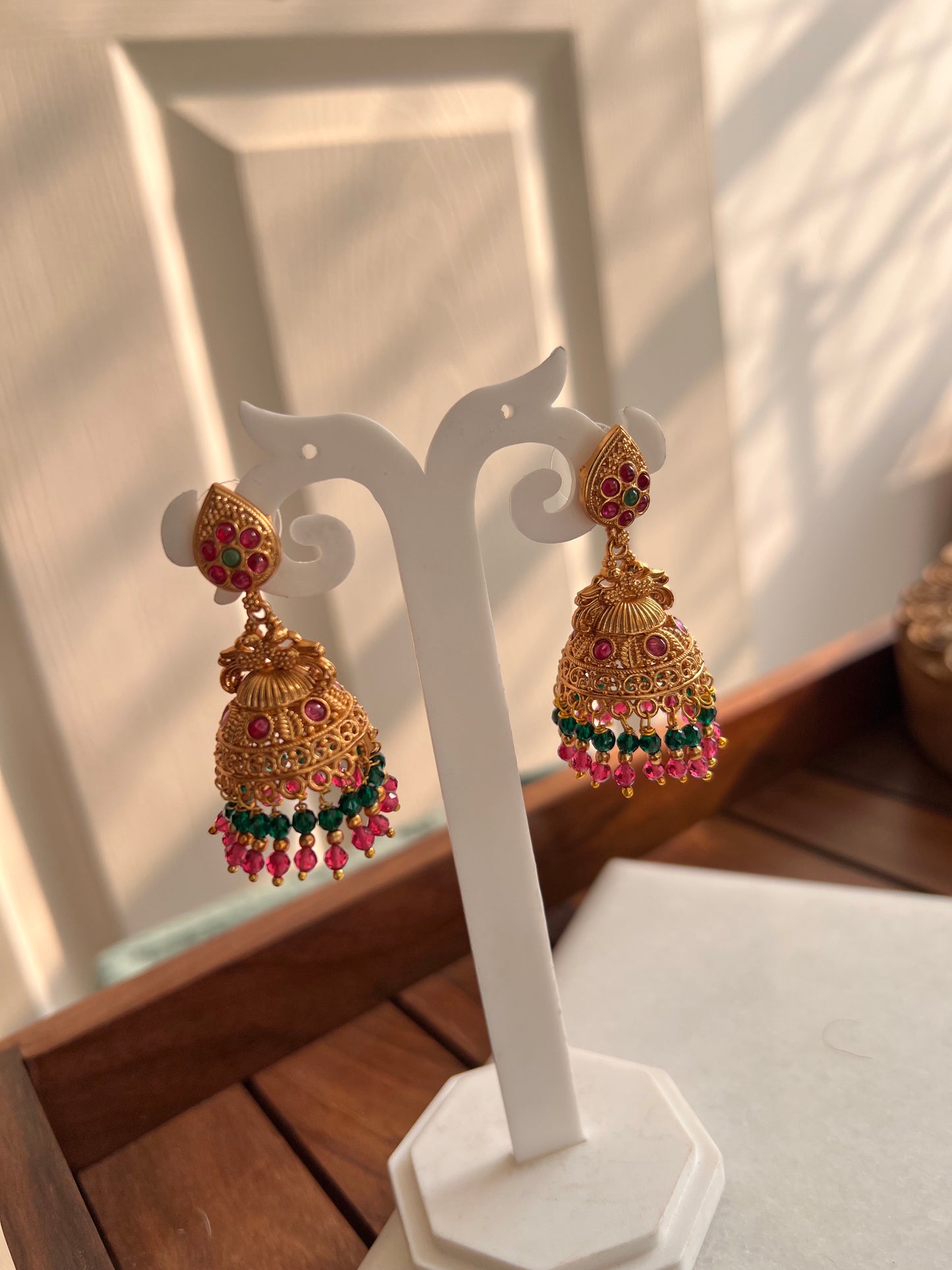 Gold Plated Jhumkas