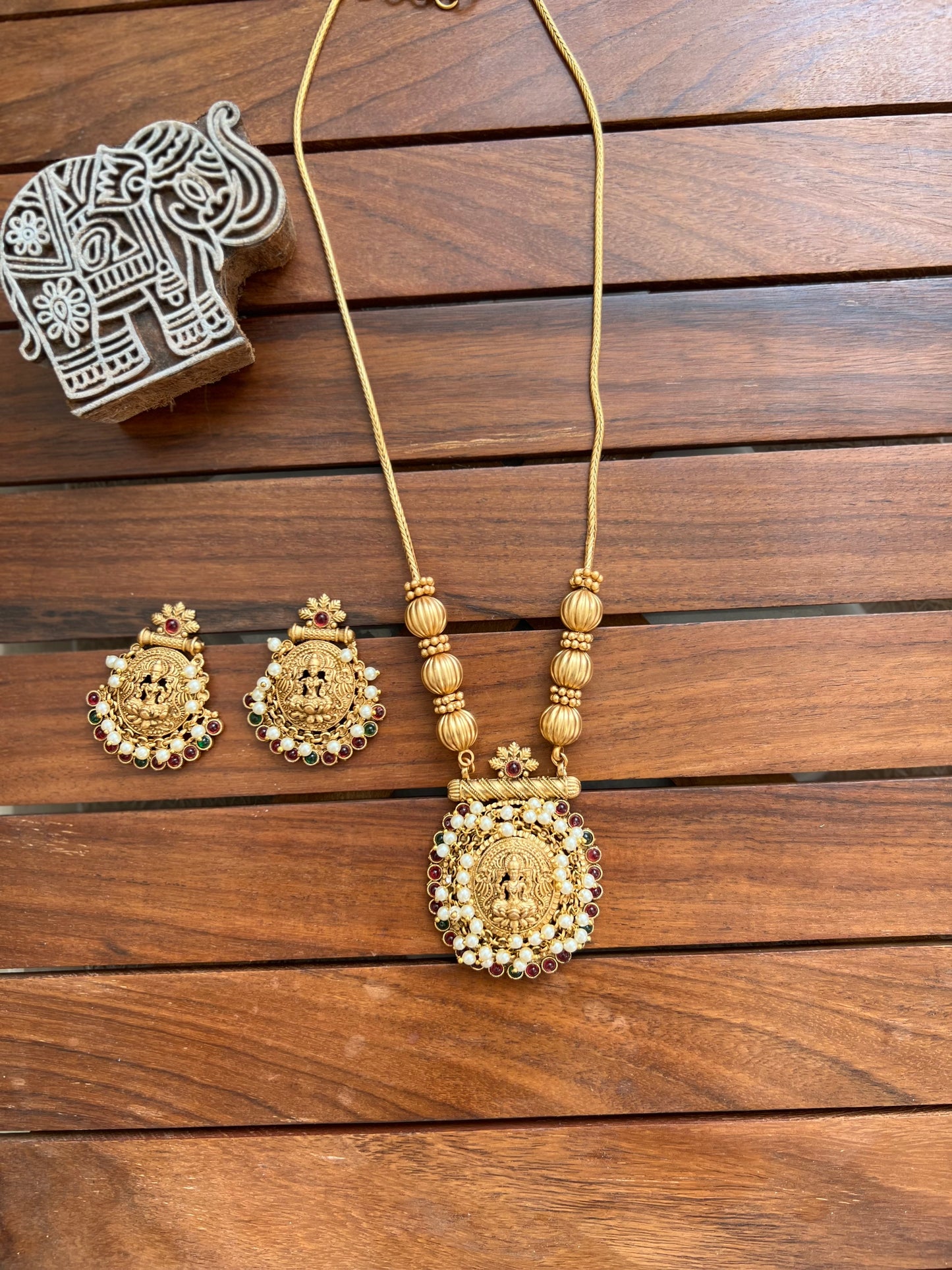 Gold Plated Necklace Set