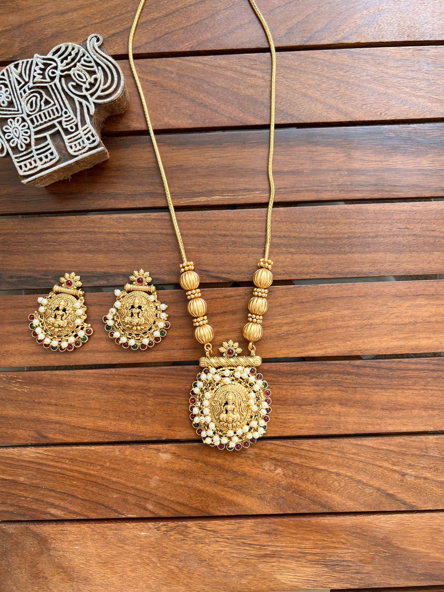 Gold Plated Necklace Set