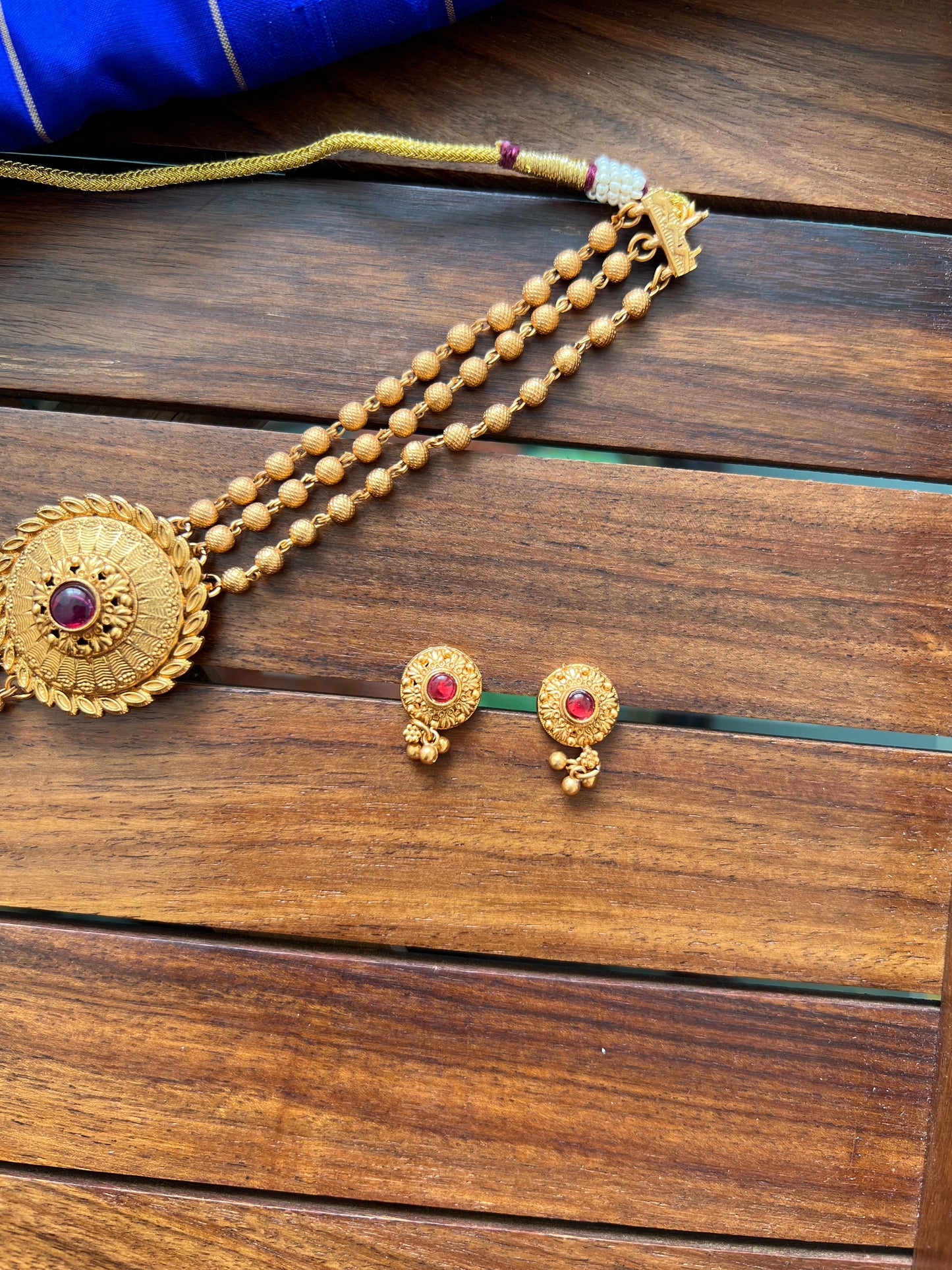 Gold Plated Choker Set