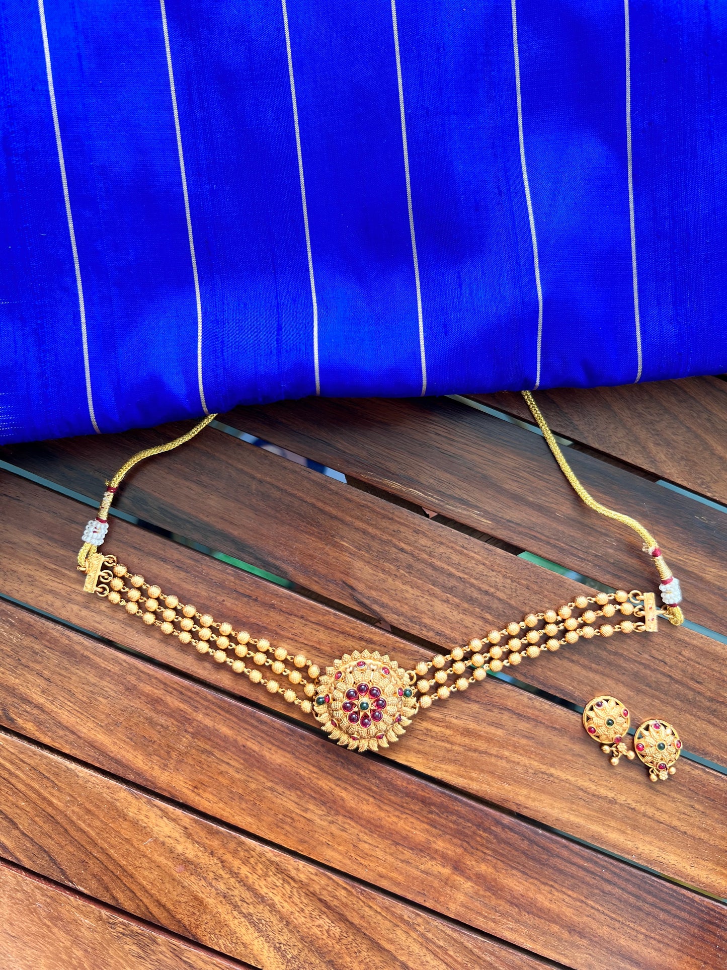 Gold Plated Choker Set