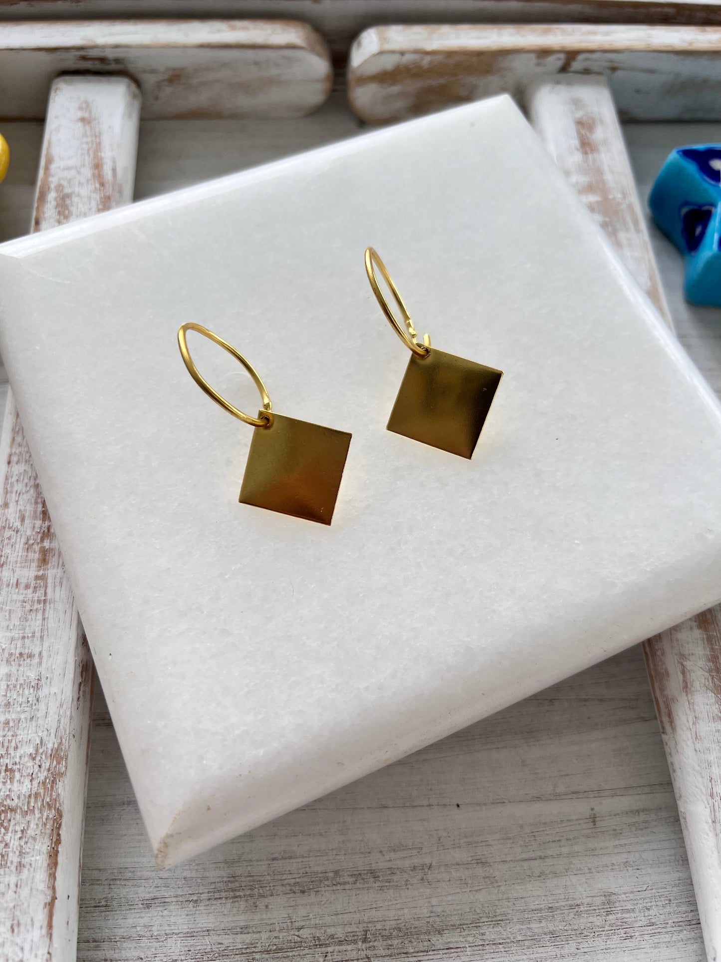 Gold Plated Statement Earring