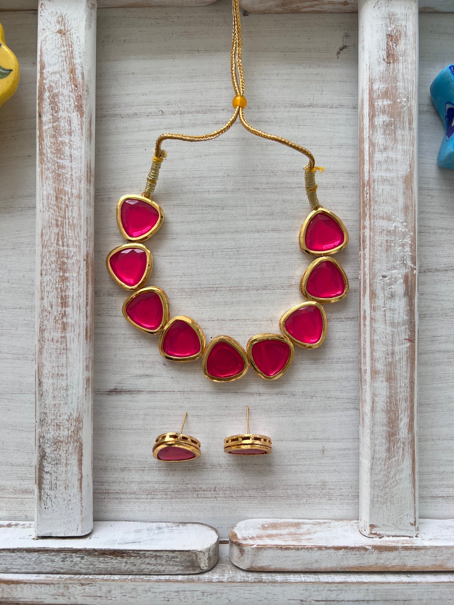 Kundan Necklace with Earring