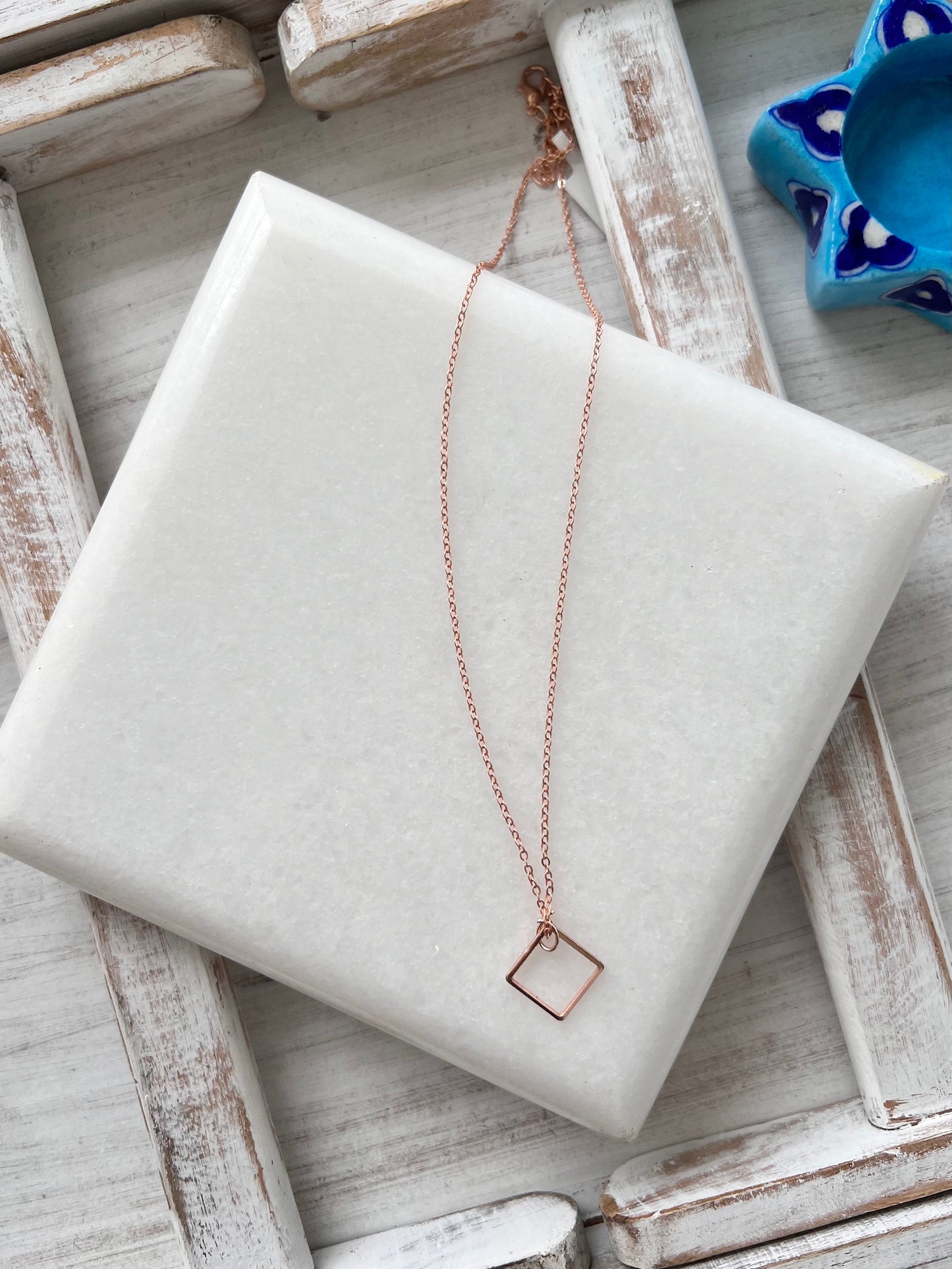 Square Chain Necklace