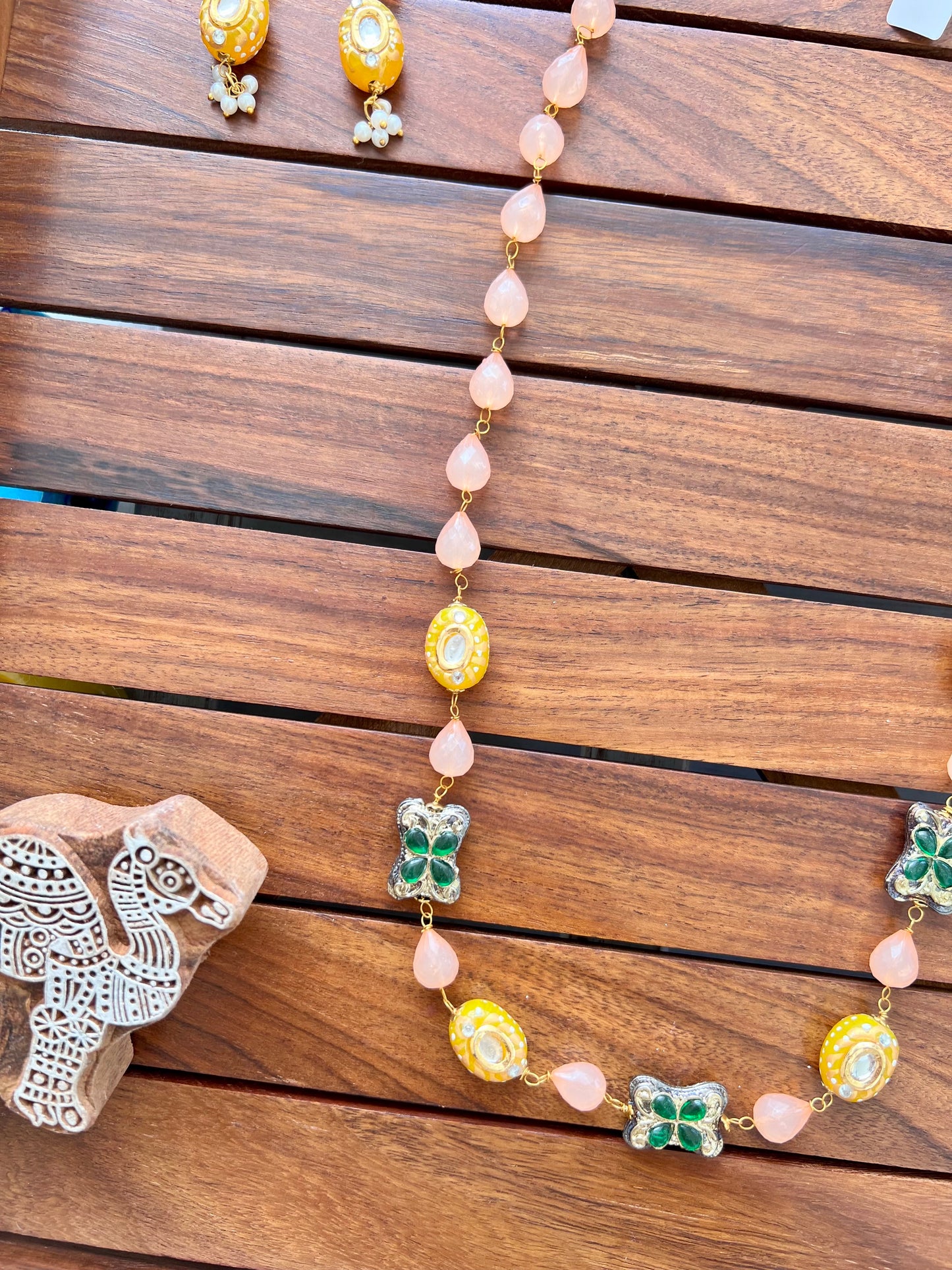 Kundan Necklace with Earring