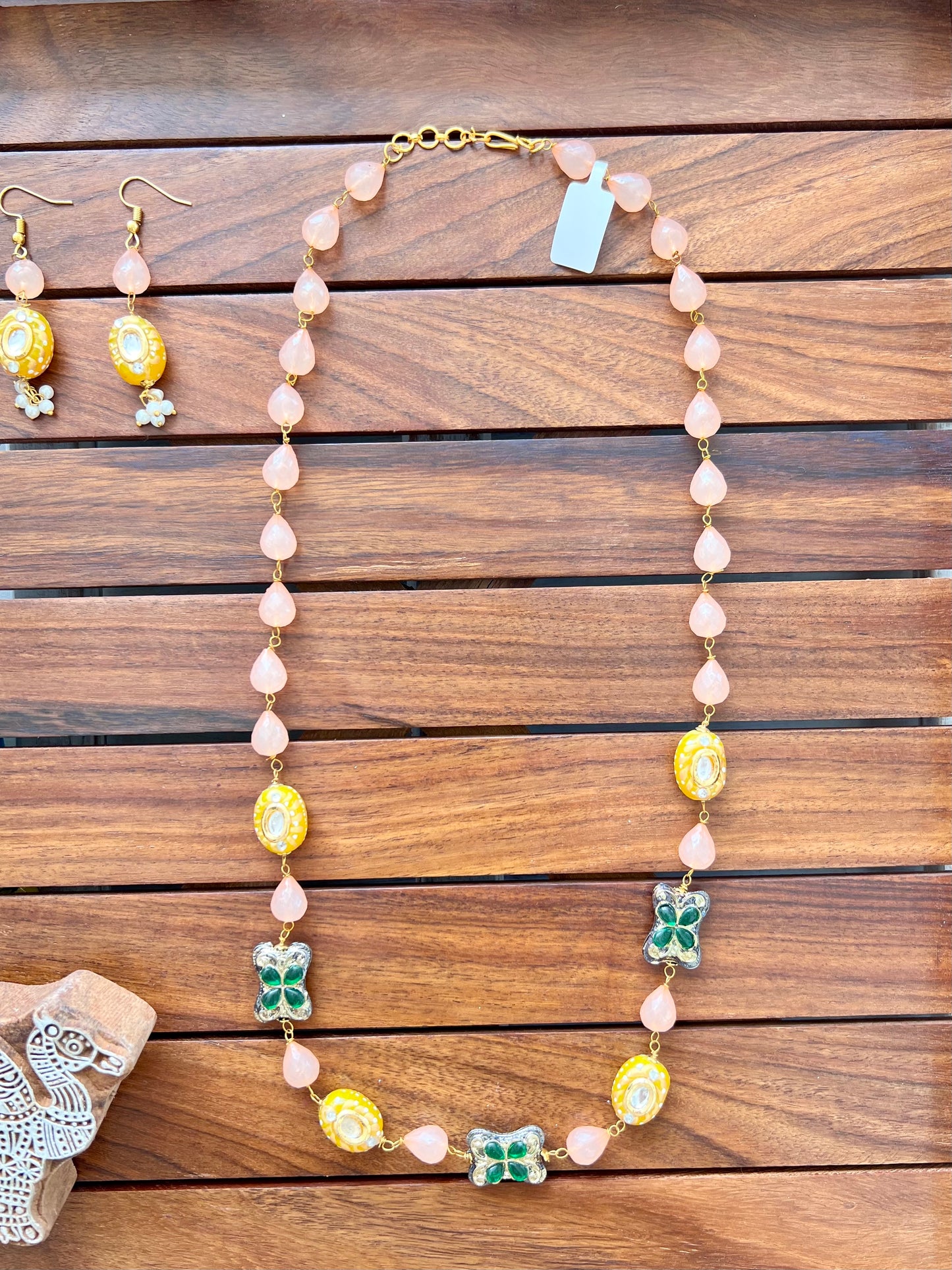 Kundan Necklace with Earring