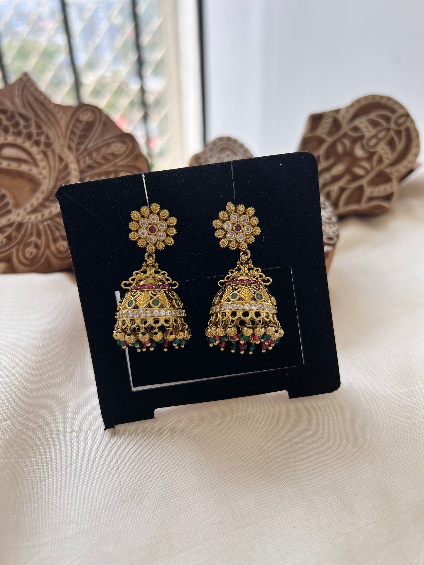 Gold Plated Premium Jhumkas