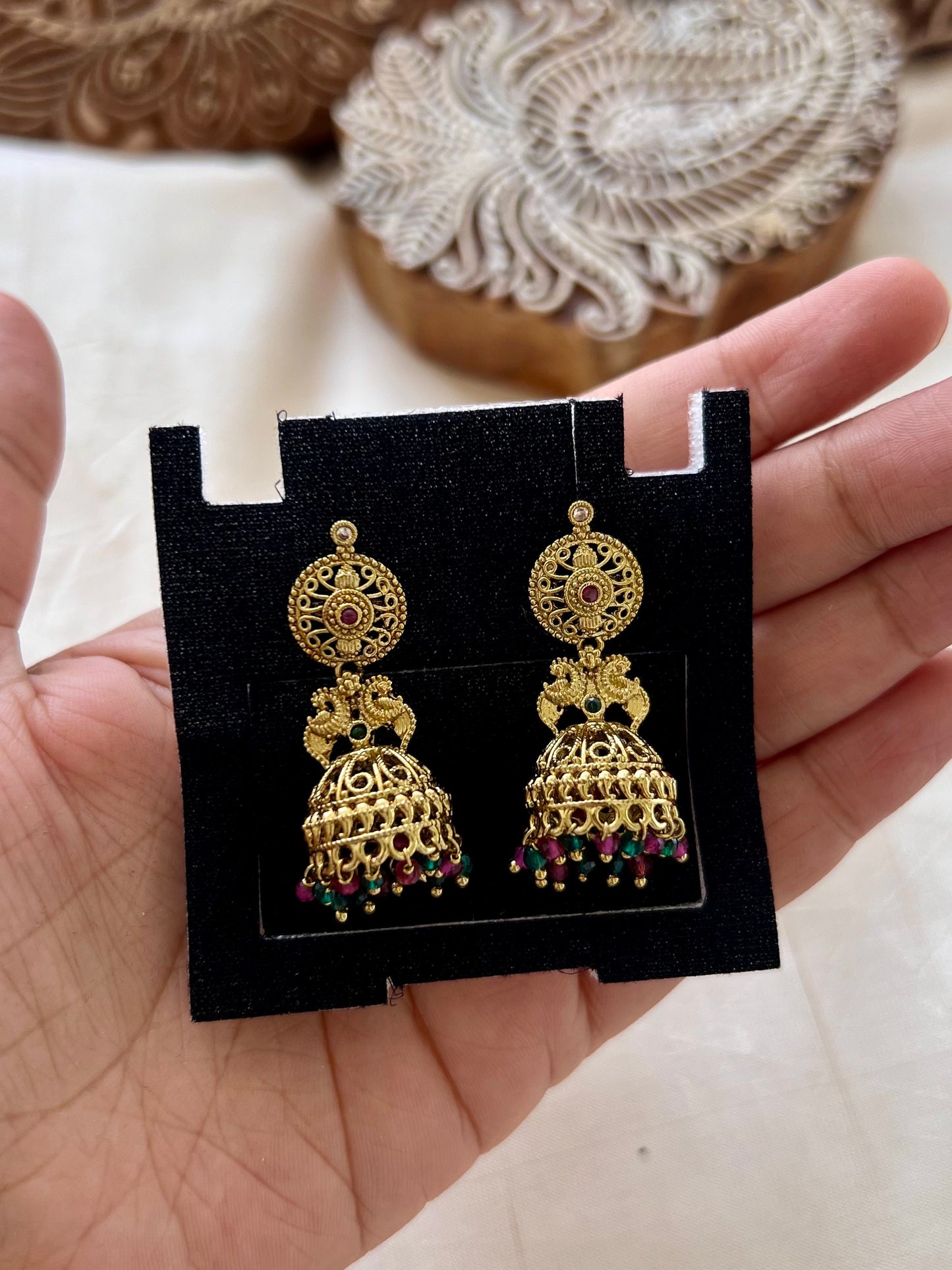 Gold Plated Premium Jhumkas