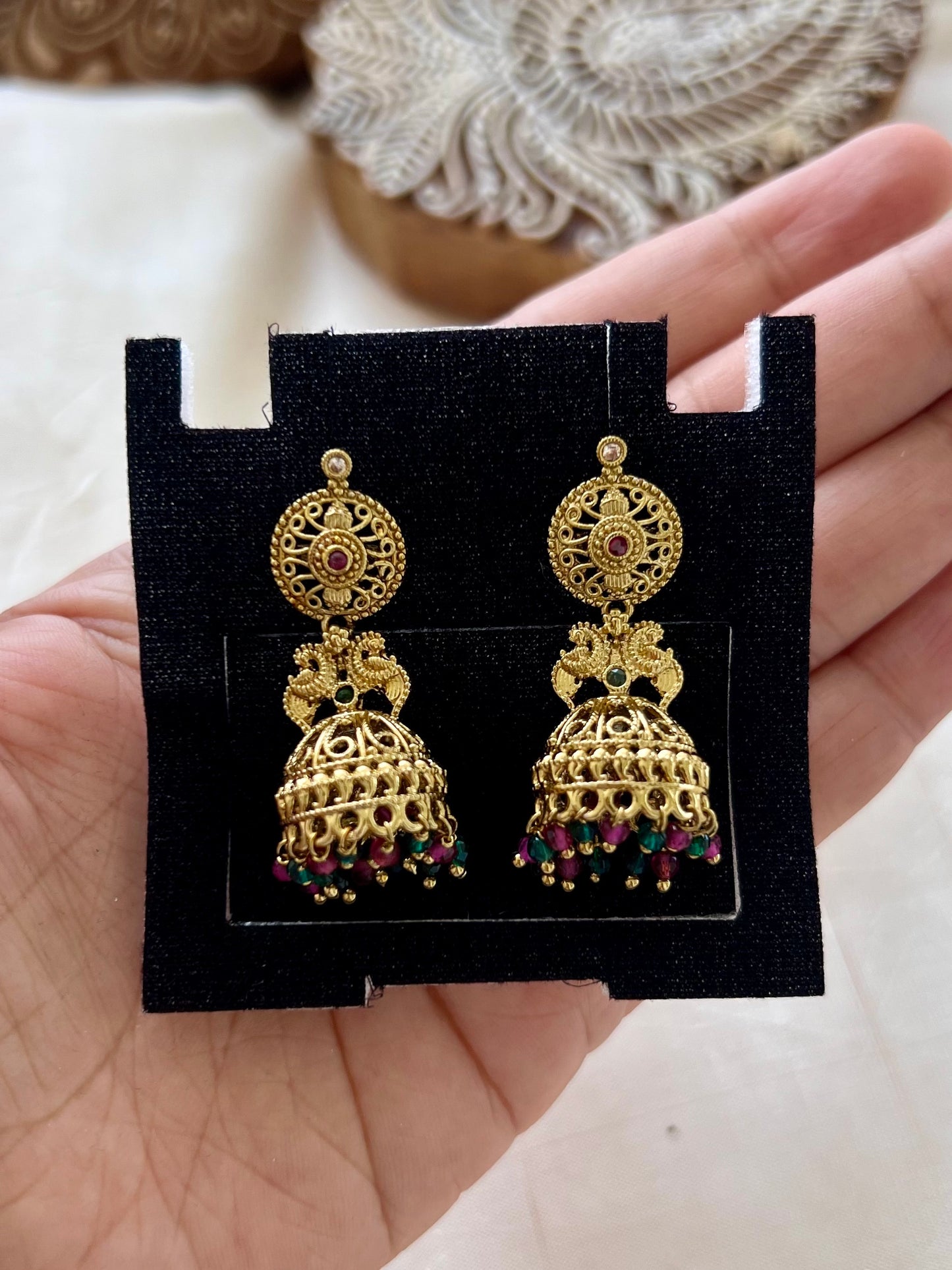 Gold Plated Premium Jhumkas