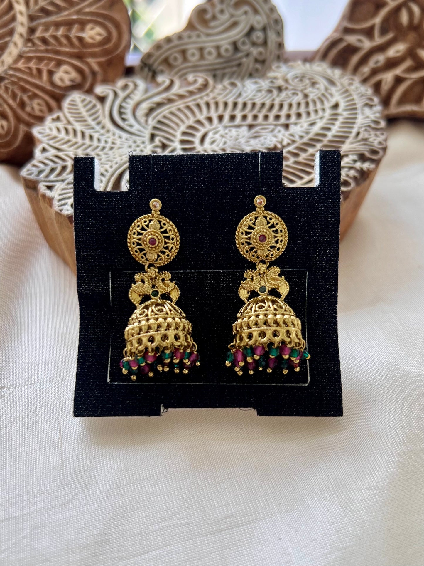 Gold Plated Premium Jhumkas