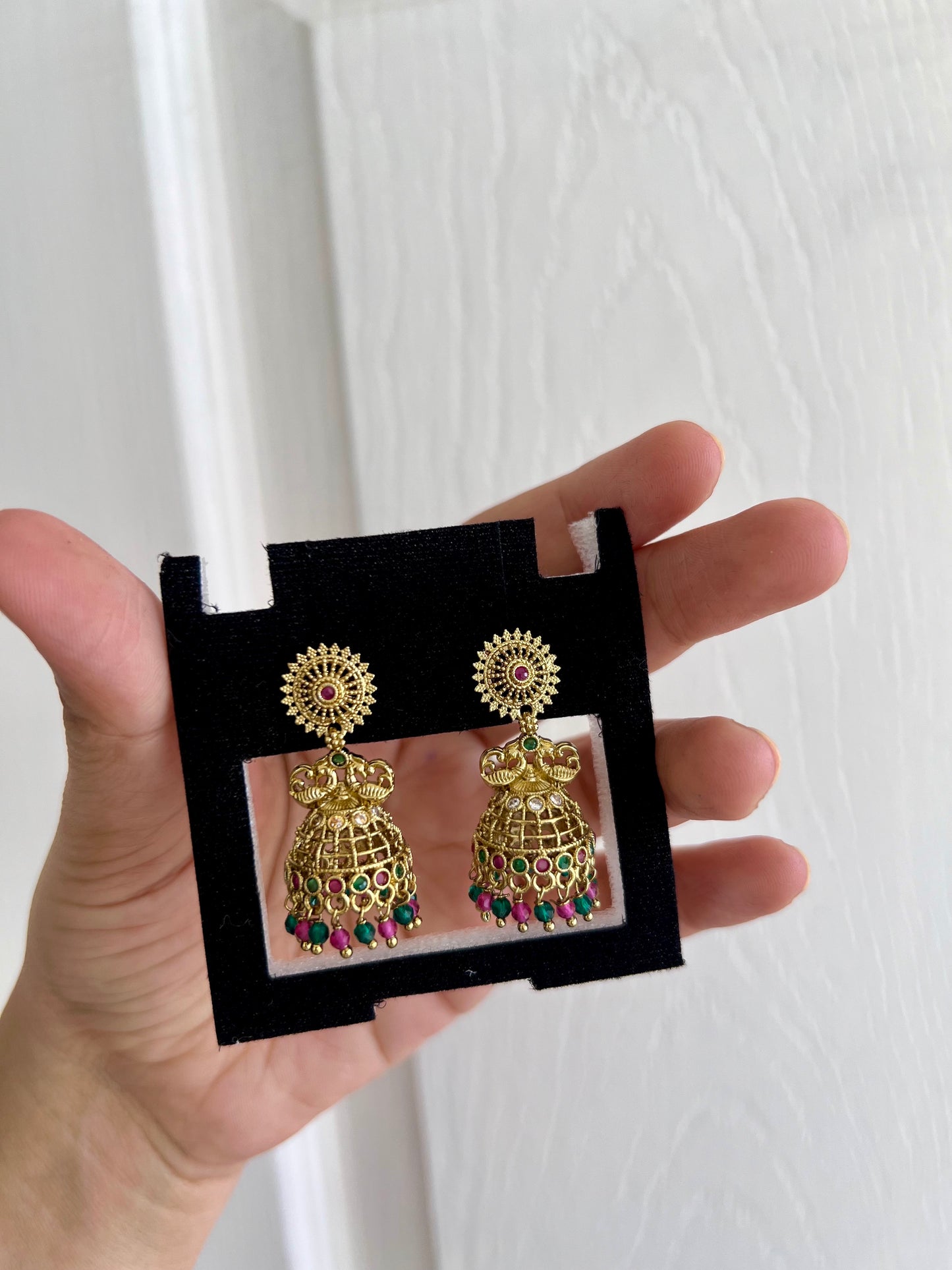 Gold Plated Premium Jhumkas