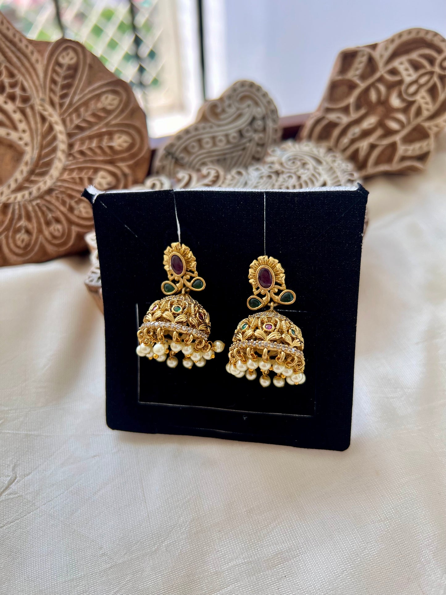 Gold Plated Premium Jhumkas