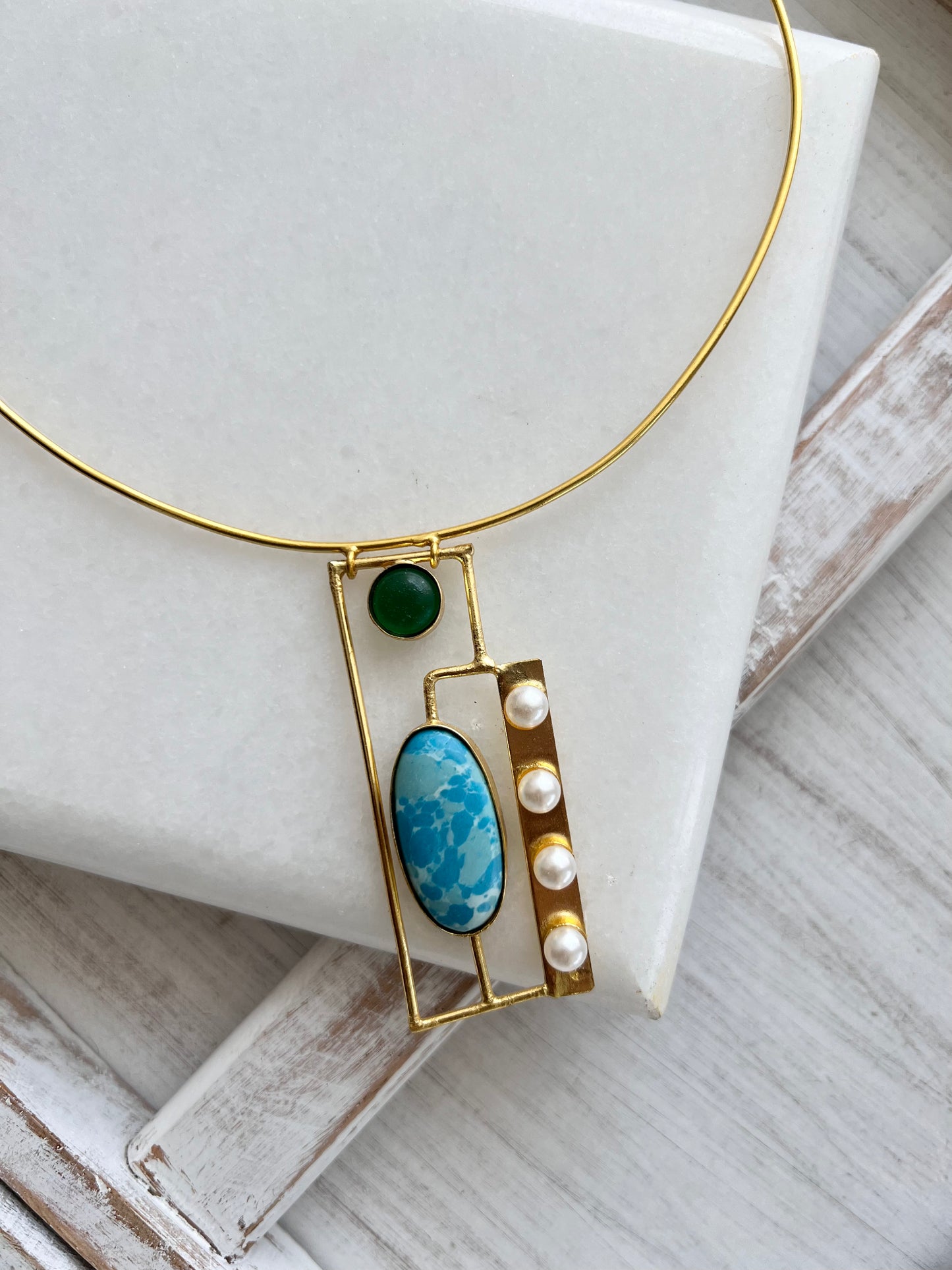 Gold Plated Hasli Necklace