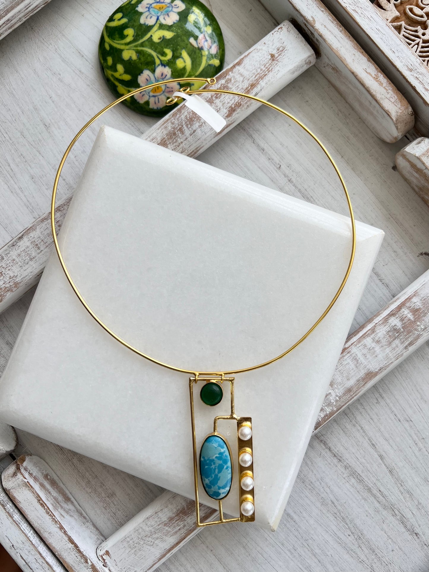 Gold Plated Hasli Necklace