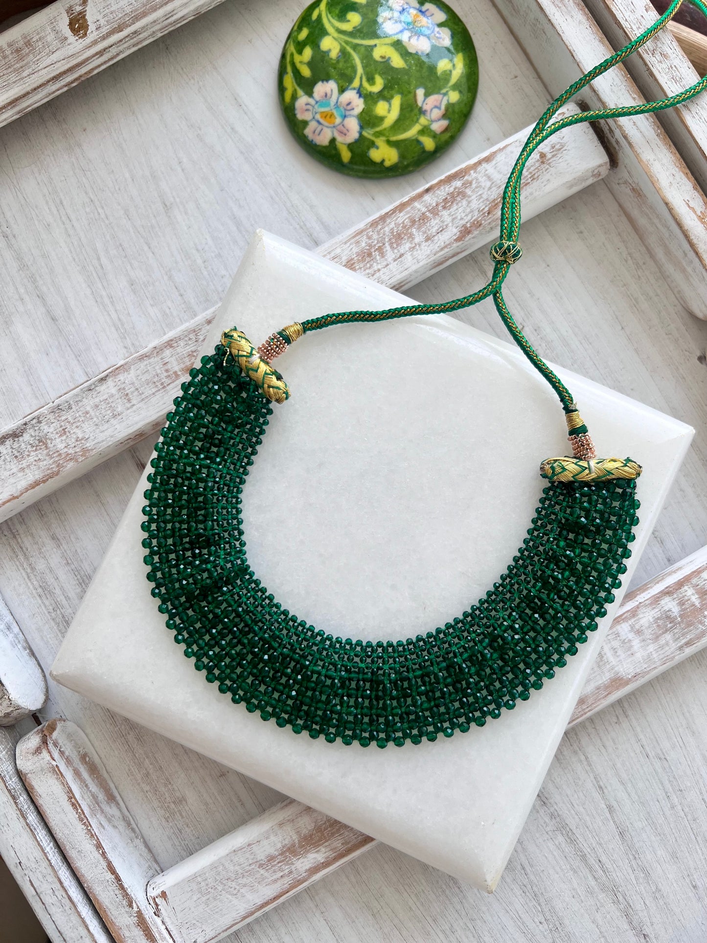 Semi Precious Green Necklace