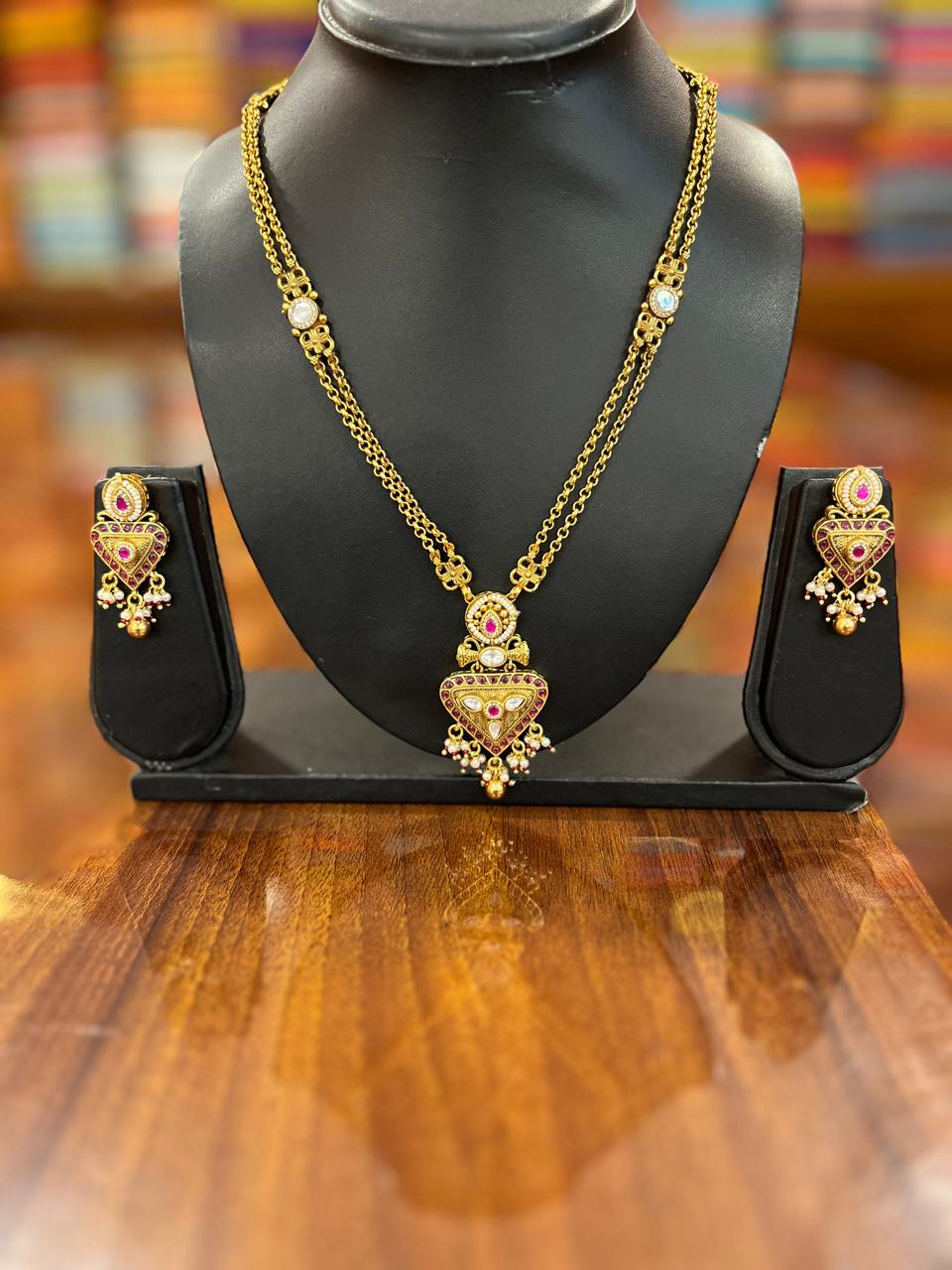 Premium Gold Plated Necklace Set