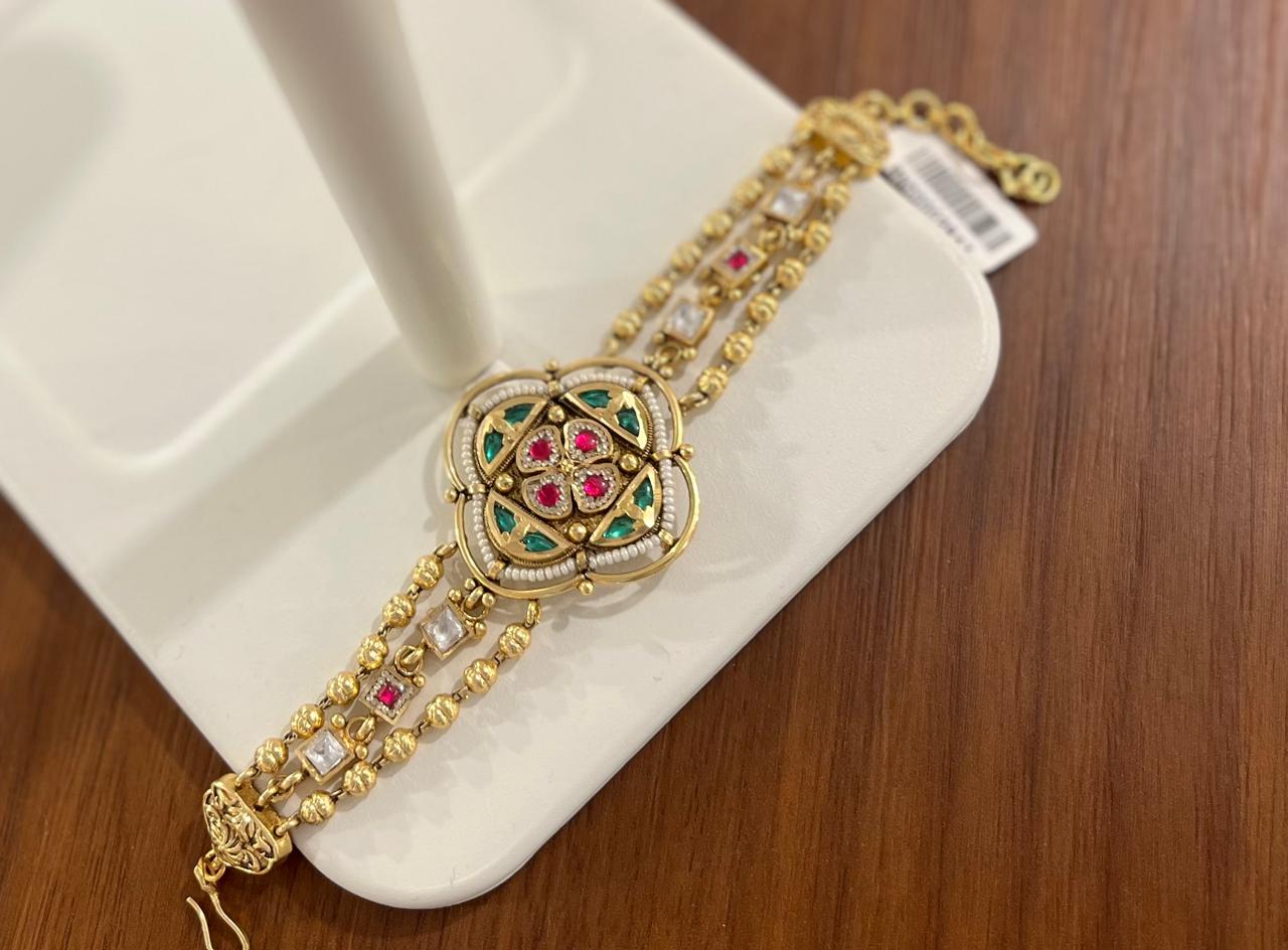 Premium Kundan Bracelet