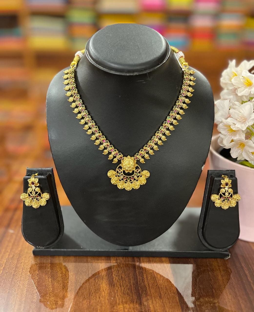 Gold Plated Necklace Set