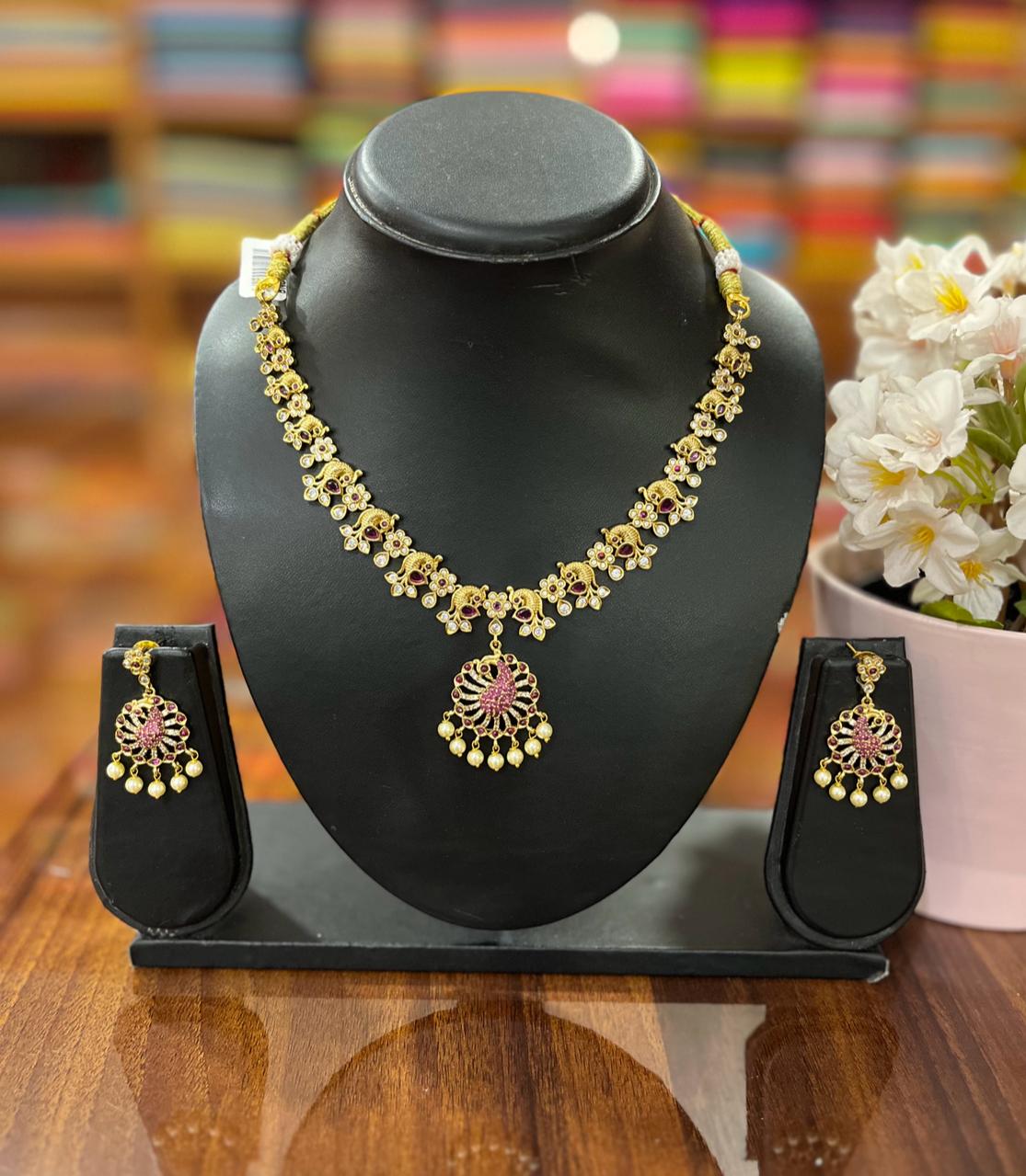 Gold Plated Necklace Set