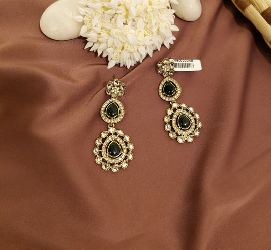 Gold Plated Kundan Earrings