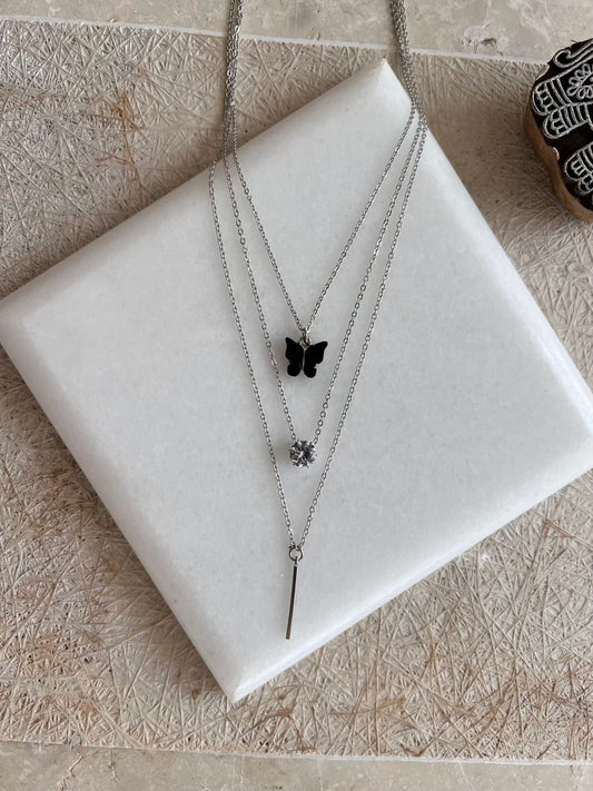 Butterfly Minimal Chain Necklace