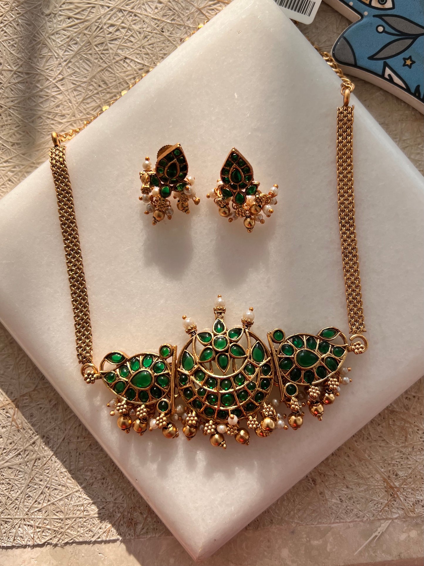 Gold Plated Choker Set