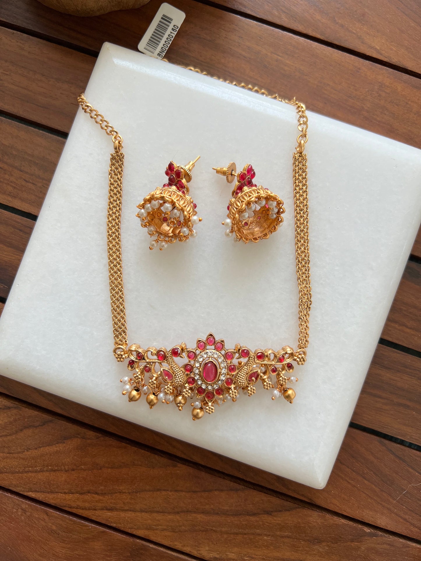 Gold Plated Choker Set