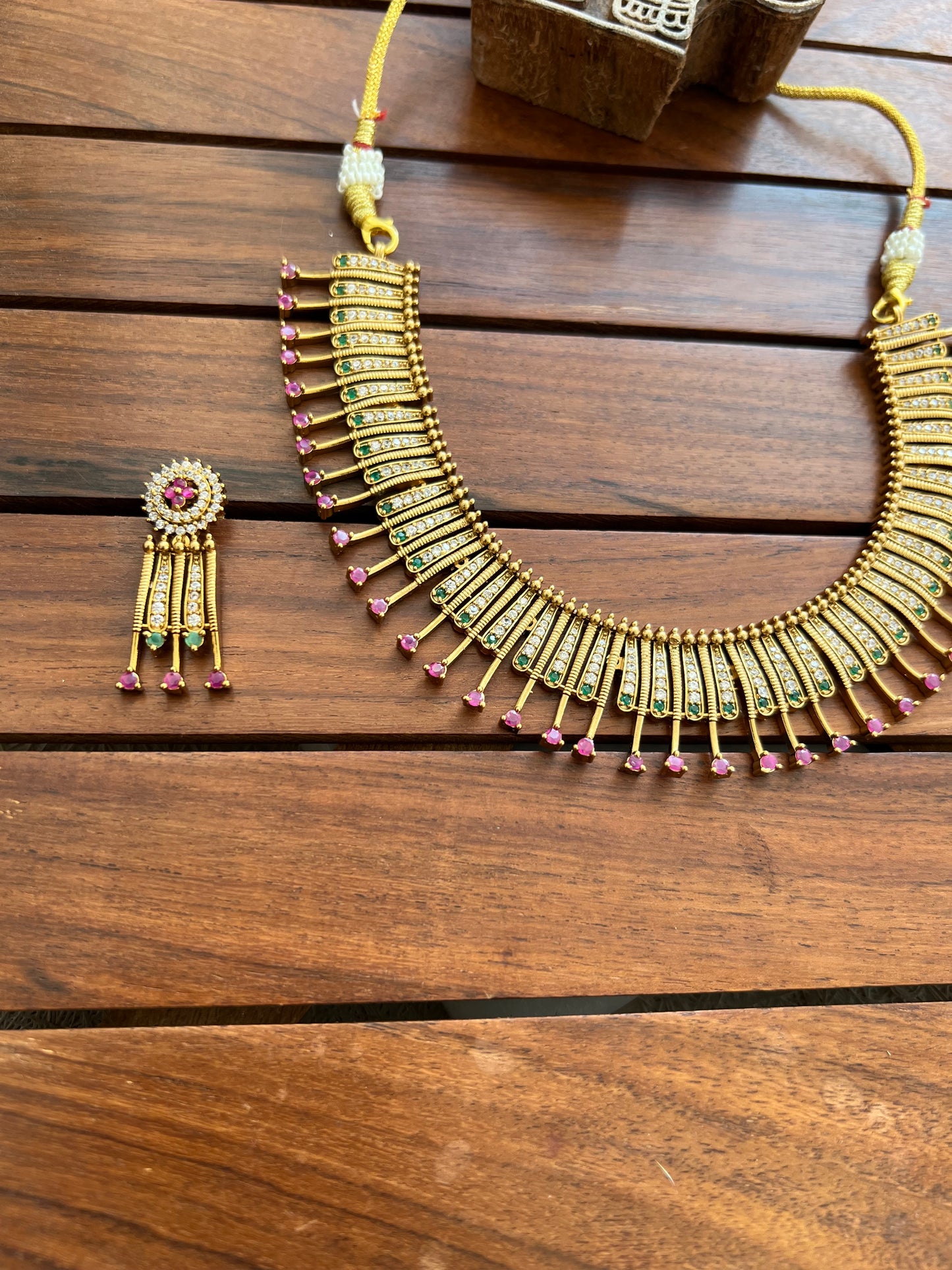 Premium Gold Plated Necklace Set