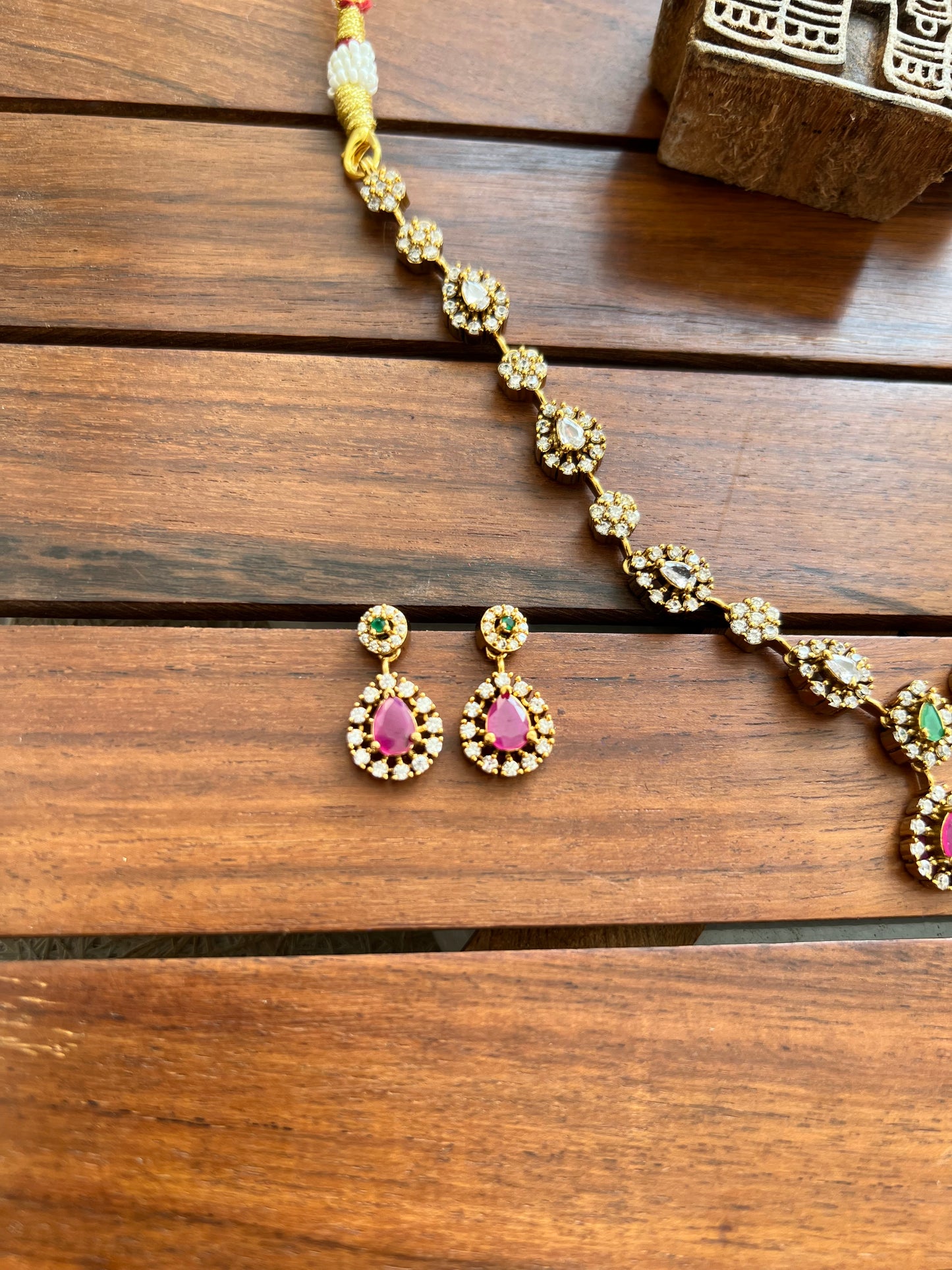 Premium Gold Plated Necklace Set