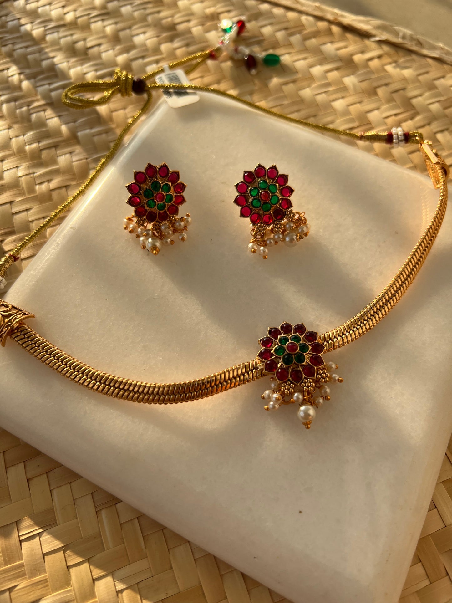 Gold Plated Necklace Set