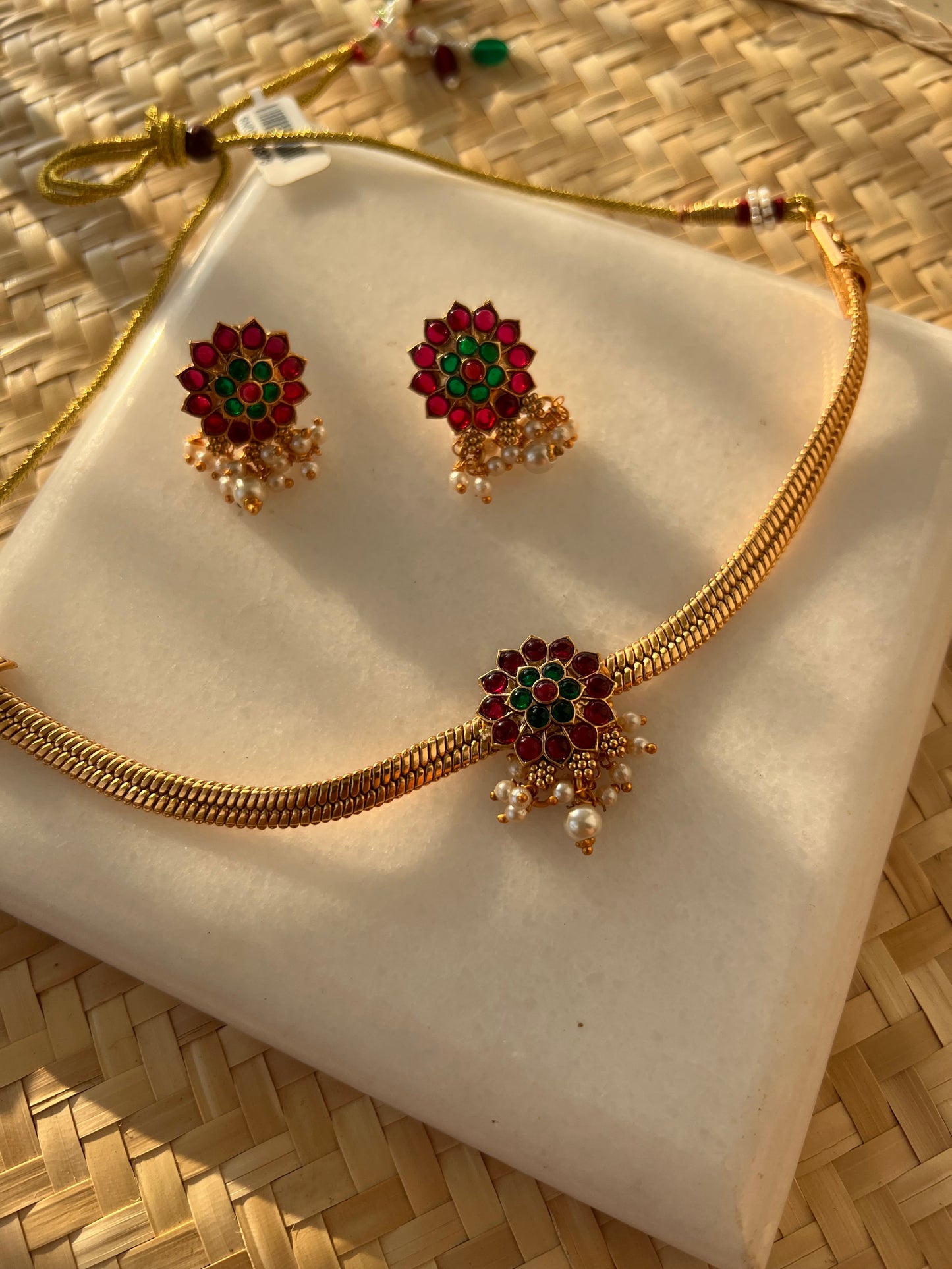 Gold Plated Necklace Set