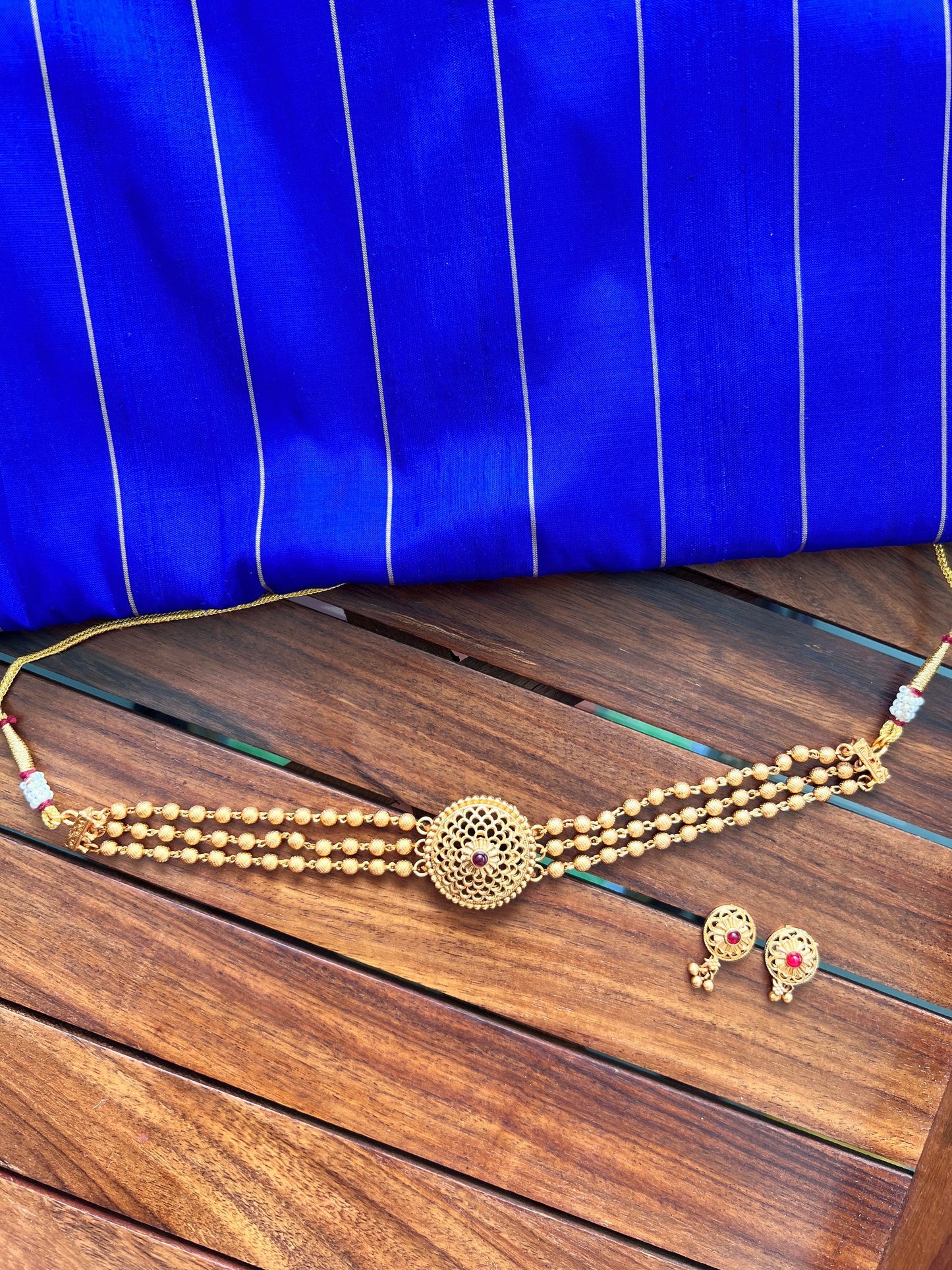 Gold Plated Choker Set