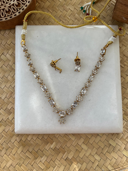 Premium Gold Plated Necklace Set