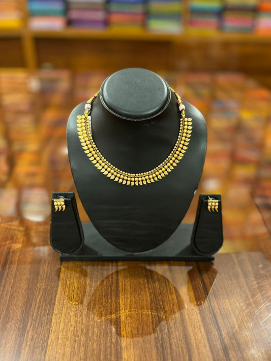 Premium Gold Plated Necklace Set