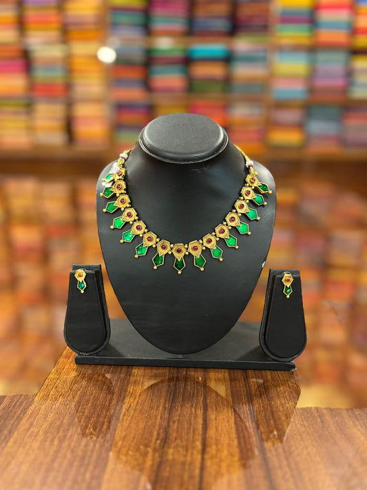 Gold Plated Necklace Set
