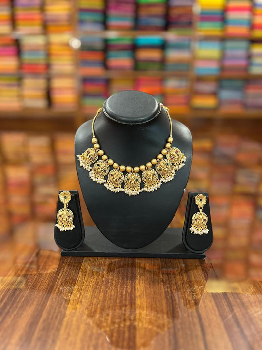 Gold Plated Necklace Set