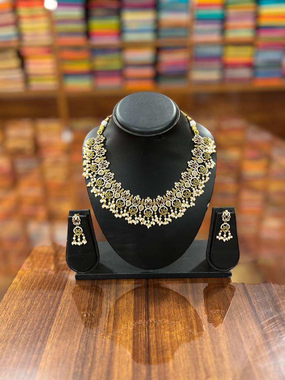 Premium Gold Plated Necklace Set