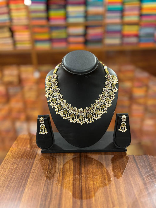 Premium Gold Plated Necklace Set