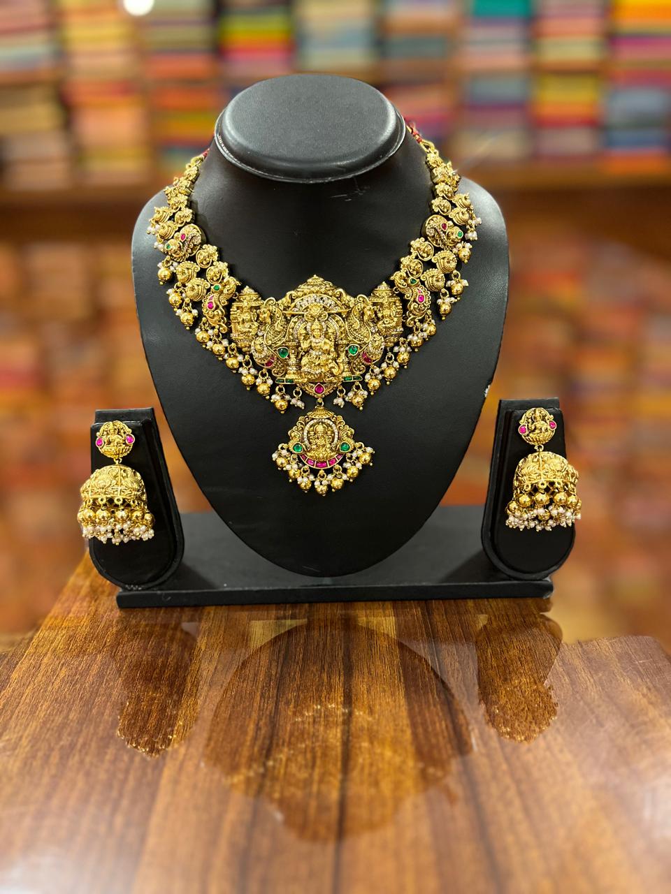 Gold Plated Necklace Set