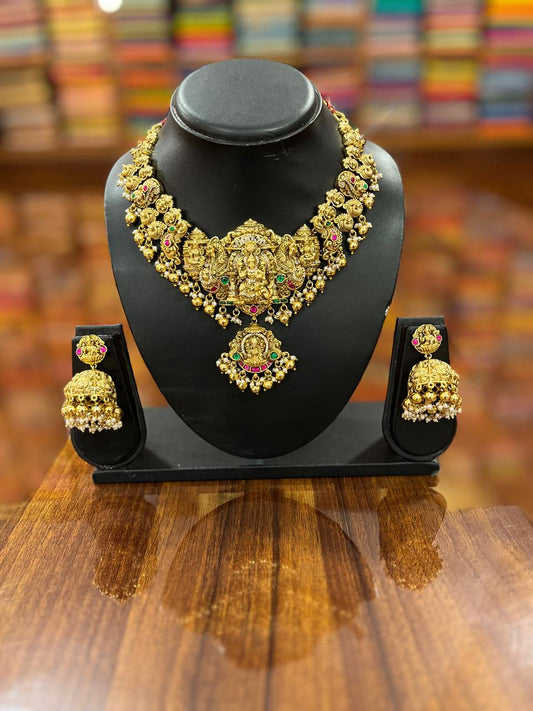 Gold Plated Necklace Set