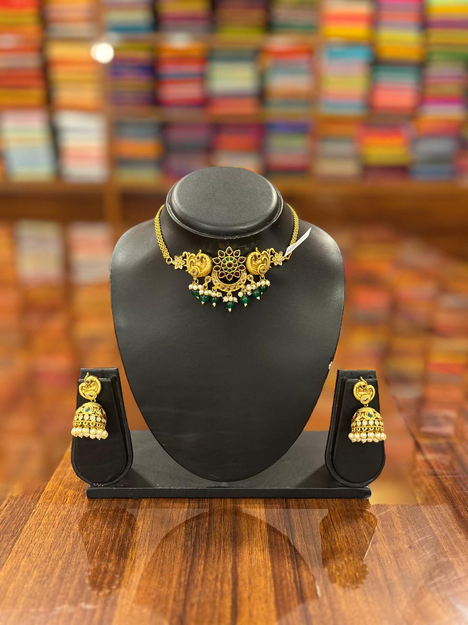 Gold Plated Choker Set