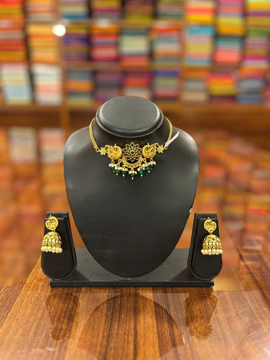 Gold Plated Choker Set