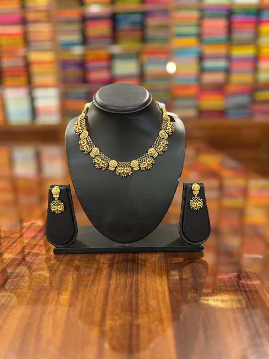 Premium Gold Plated Necklace Set